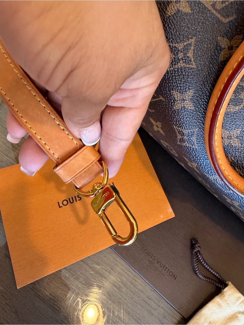Louis Vuitton Brown Monogram speedy bandouliere 25 - Picture 7 of 13